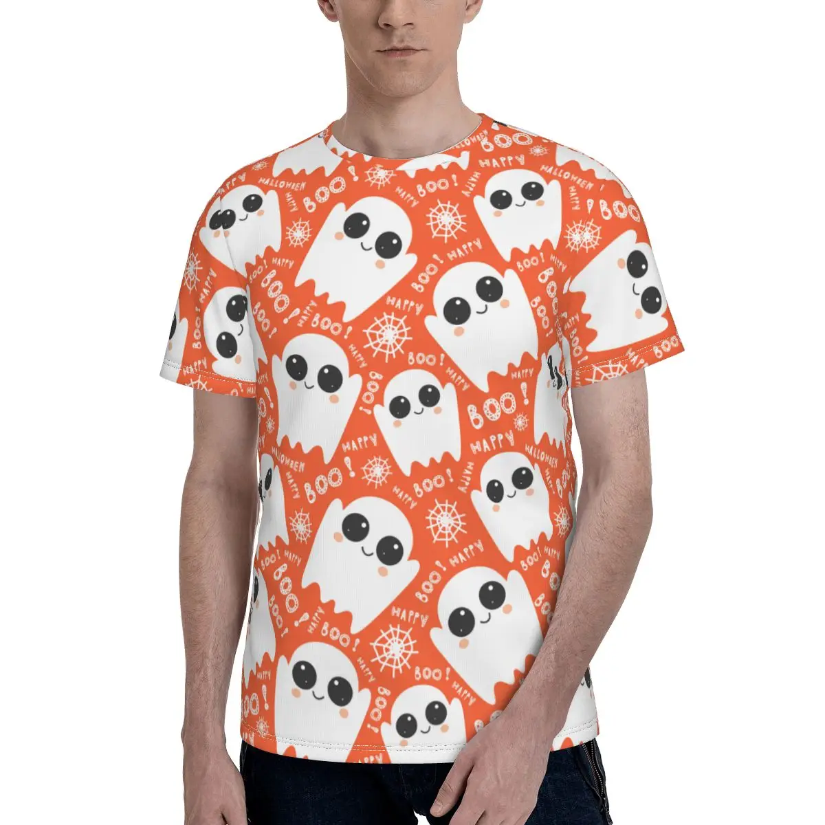 Halloween Spooky T-Shirt Cute Basic Fashion Polyester T Shirt Print Short-Sleeve Tee Shirt Man Oversized
Halloween Spooky T-Shirt Cute Basic Fashion Polyester T Shirt Print Short-Sleeve Tee Shirt Man Oversized