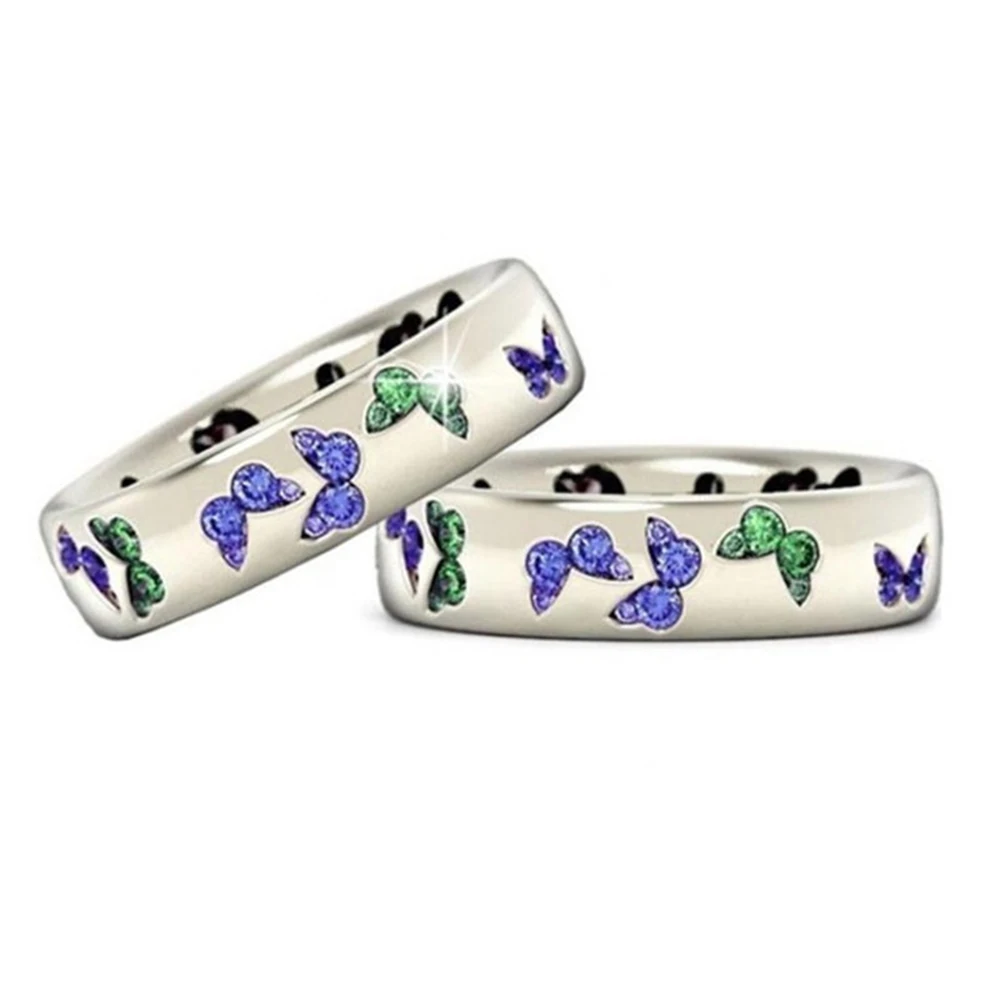 1pcs New Fashion Color Rhinestone Butterfly Ring Jewelry Fashion Popular Rhinestone Wedding Rings for Femal Party Jewelry Gifts
1pcs New Fashion Color Rhinestone Butterfly Ring Jewelry Fashion Popular Rhinestone Wedding Rings for Femal Party Jewelry Gifts