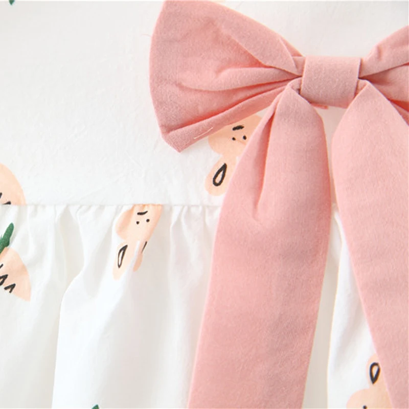 Summer Infant Children Clothes Princess Dress For Girls Flying Sleeve Girls Baby Bowknot Cotton Small Dress
Summer Infant Children Clothes Princess Dress For Girls Flying Sleeve Girls Baby Bowknot Cotton Small Dress