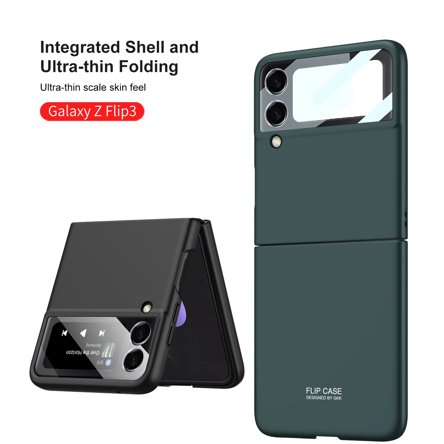 KEYSION Ultra-thin Case For Samsung Galaxy Z Flip 3 5G With Back Screen Protector Matte Hard Plastic Cover For Galaxy Z Flip3
KEYSION Ultra-thin Case For Samsung Galaxy Z Flip 3 5G With Back Screen Protector Matte Hard Plastic Cover For Galaxy Z Flip3