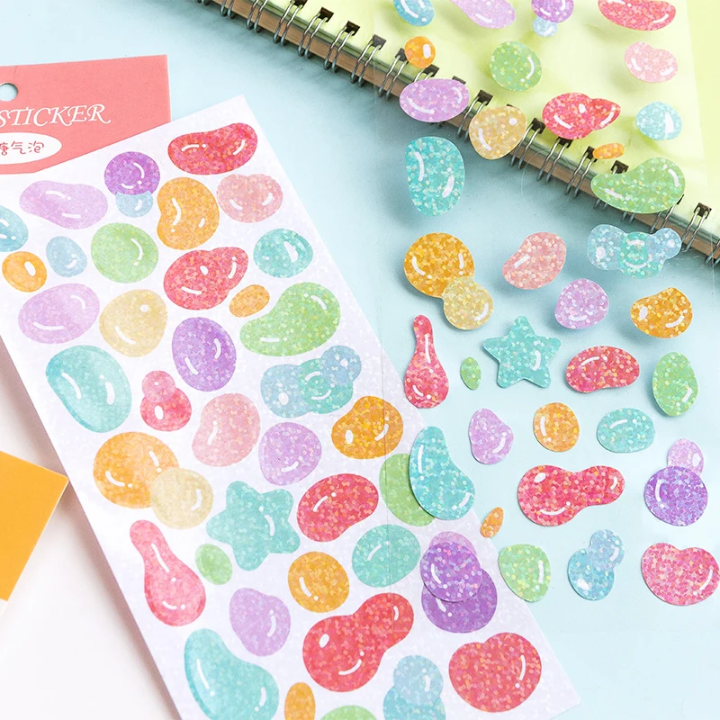 1pcs/bag Rainbow ribbon letter butterfly laser sticker Creative Hand Account Party DIY deco Collage Material Plain Stickers
1pcs/bag Rainbow ribbon letter butterfly laser sticker Creative Hand Account Party DIY deco Collage Material Plain Stickers