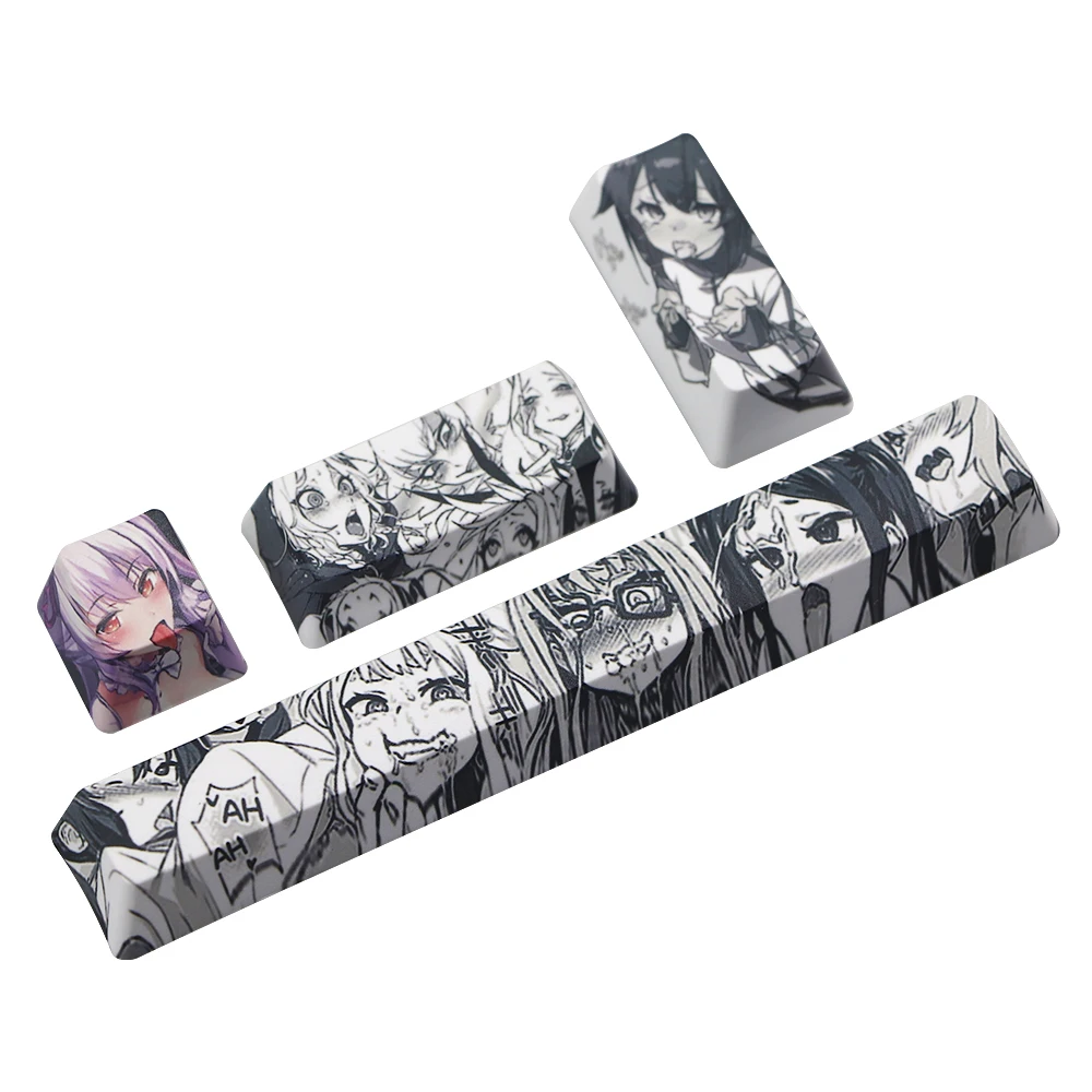 PBT Dye Sublimation Ahegao keycap Space bar 6.25U ESC Entre keys OEM profile Keycaps for diy mechanical keyboard Japanese Anime
PBT Dye Sublimation Ahegao keycap Space bar 6.25U ESC Entre keys OEM profile Keycaps for diy mechanical keyboard Japanese Anime