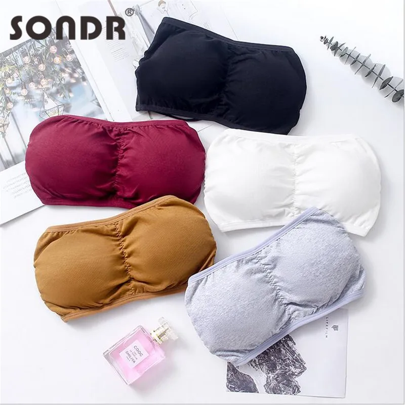 SONDR Women Seamless Tube Tops Strapless Sexy Bra Crop Top Back Closure Solid Bandeau Top Female Strapless Bra Wrap Top
SONDR Women Seamless Tube Tops Strapless Sexy Bra Crop Top Back Closure Solid Bandeau Top Female Strapless Bra Wrap Top