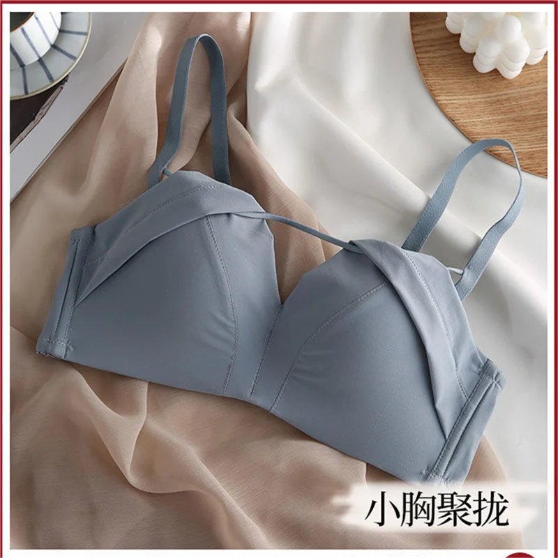 Women's Bra Without Rims Simple Gathering Adjustable Comfortable Underwear For Girls Ladies Thin Detachable Strap Bra Female
Women's Bra Without Rims Simple Gathering Adjustable Comfortable Underwear For Girls Ladies Thin Detachable Strap Bra Female