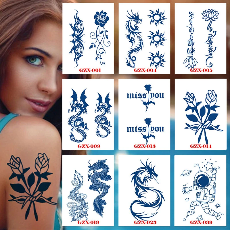 1PC Juice Ink Tattoos Long Lasting Waterproof Tattoo Sticker Summer Fashion Fake Tattoo Semi-Permanent Body Art Decal Wholesale
1PC Juice Ink Tattoos Long Lasting Waterproof Tattoo Sticker Summer Fashion Fake Tattoo Semi-Permanent Body Art Decal Wholesale