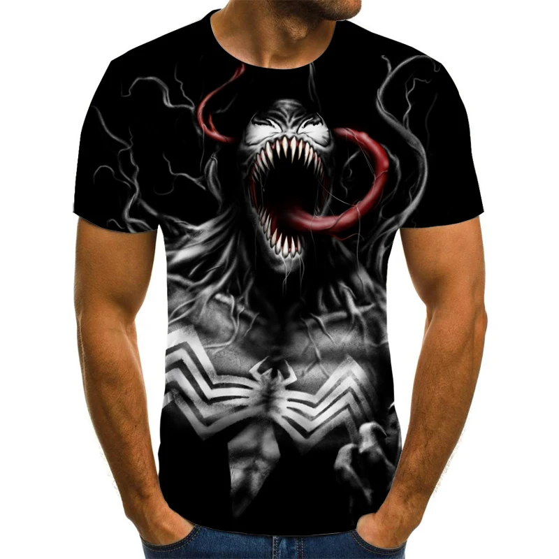 2021 Summer Personalized 3d Printed Men's Short Sleeve T-shirt, Horror Movie Characters 3d Printing Loose Sleeve Short
2021 Summer Personalized 3d Printed Men's Short Sleeve T-shirt, Horror Movie Characters 3d Printing Loose Sleeve Short