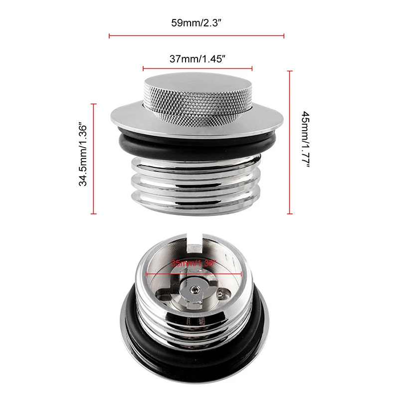 Motorcycle Flush Pop Up Reservoir Gas Cap Vented Fuel Tank Screw for Harley Davidson Bike Chromed Brand New
Motorcycle Flush Pop Up Reservoir Gas Cap Vented Fuel Tank Screw for Harley Davidson Bike Chromed Brand New