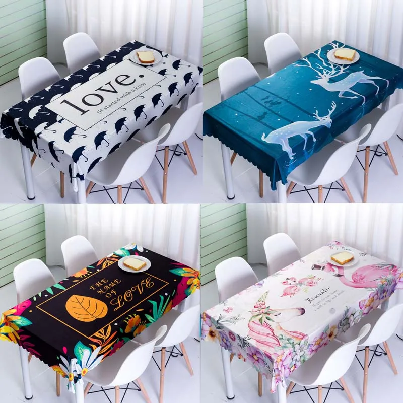Cartoon Letters Mantel Mesa Rectangular Tablecloths Homestay Hotel Wedding Banquet Waterproof Table Cover Dinner Coffee Cloth
Cartoon Letters Mantel Mesa Rectangular Tablecloths Homestay Hotel Wedding Banquet Waterproof Table Cover Dinner Coffee Cloth