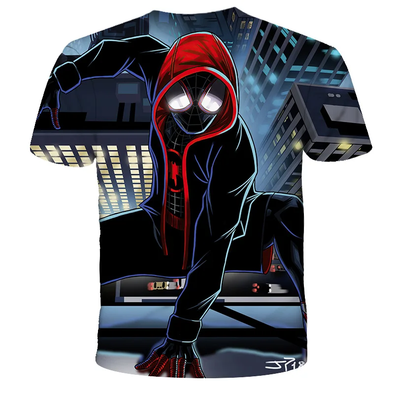 New Spider T-shirt Mrrvel-Spidermn T-shirt Children's summer clothing short-sleeved children's boys girls casual loose T-shirt
New Spider T-shirt Mrrvel-Spidermn T-shirt Children's summer clothing short-sleeved children's boys girls casual loose T-shirt