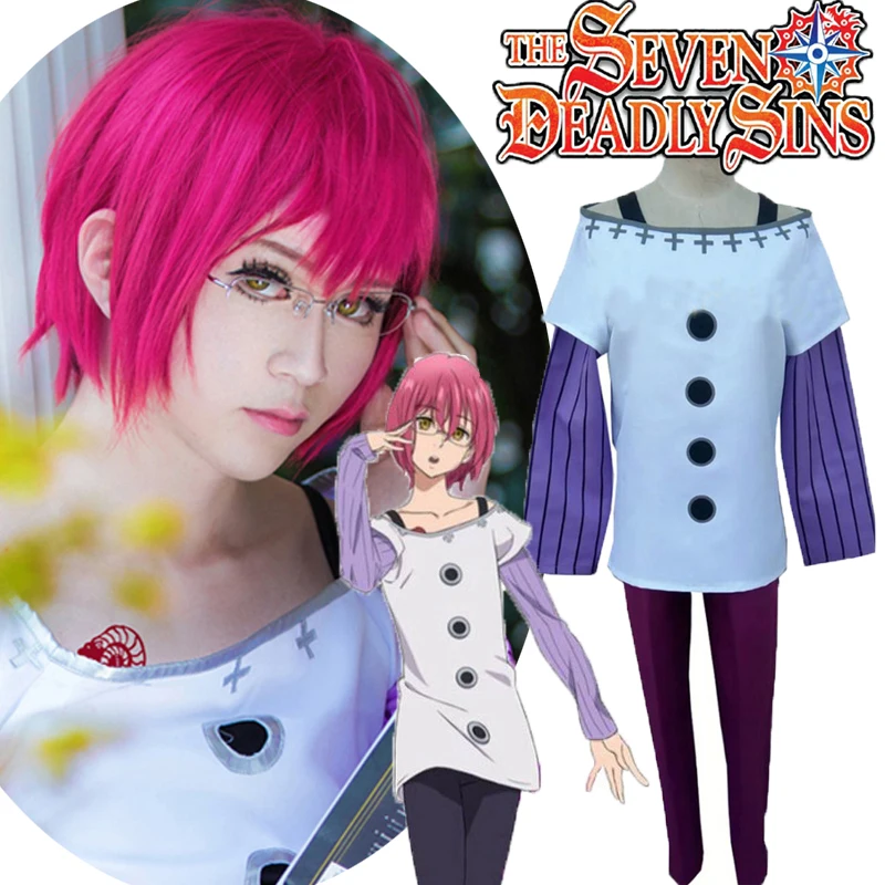 Костюм «Семь смертных грехов» из аниме «козий грех», костюм для косплея, костюм для взрослых на Хэллоуин, униформа и парики Nanatsu No Taizai
Костюм «Семь смертных грехов» из аниме «козий грех», костюм для косплея, костюм для взрослых на Хэллоуин, униформа и парики Nanatsu No Taizai