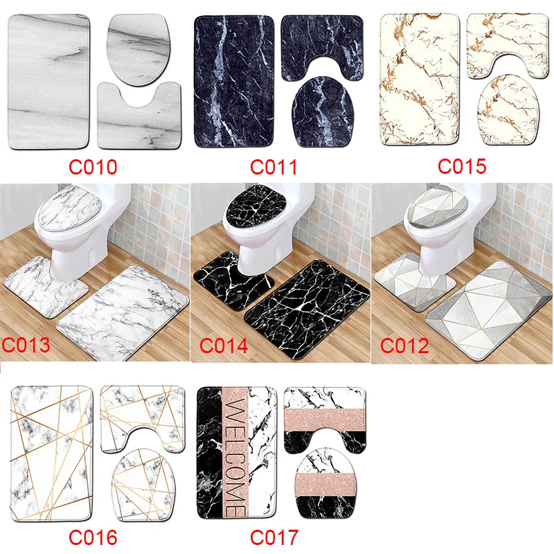 3 Pcs /Sets Bath Mats Anti Slip Bathroom Mat Set Marble Pattern Tapete Banheiro Washable Toilet Rugs Alfombra Bano Kitchen
3 Pcs /Sets Bath Mats Anti Slip Bathroom Mat Set Marble Pattern Tapete Banheiro Washable Toilet Rugs Alfombra Bano Kitchen