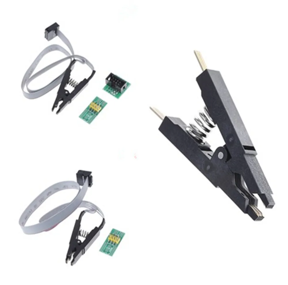 Новый SOIC8 SOP8 тестовый зажим для EEPROM 93CXX/25CXX/24CXX программируемый набор |