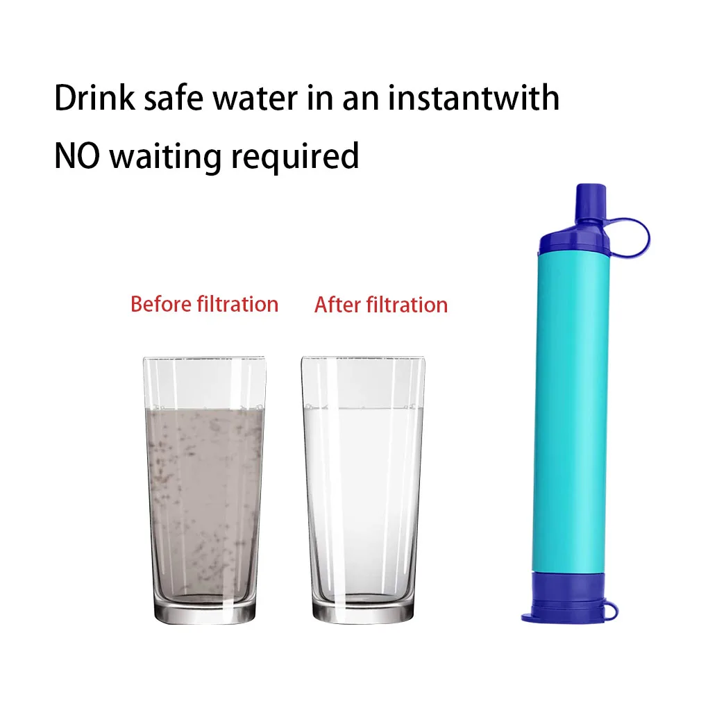 Portable Water Purifier Outdoor Hiking Camping Lake Riveremergency Survival Multifunction Water Filter Filtration Tube Straw
Portable Water Purifier Outdoor Hiking Camping Lake Riveremergency Survival Multifunction Water Filter Filtration Tube Straw