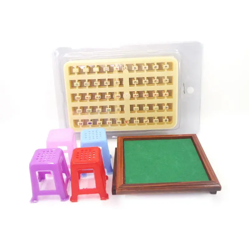 1:12 Miniature Dollhouse Chinese Mahjong Table Stools Set Living Room Furniture Game Toys Doll House Accessories Decor C63C
1:12 Miniature Dollhouse Chinese Mahjong Table Stools Set Living Room Furniture Game Toys Doll House Accessories Decor C63C