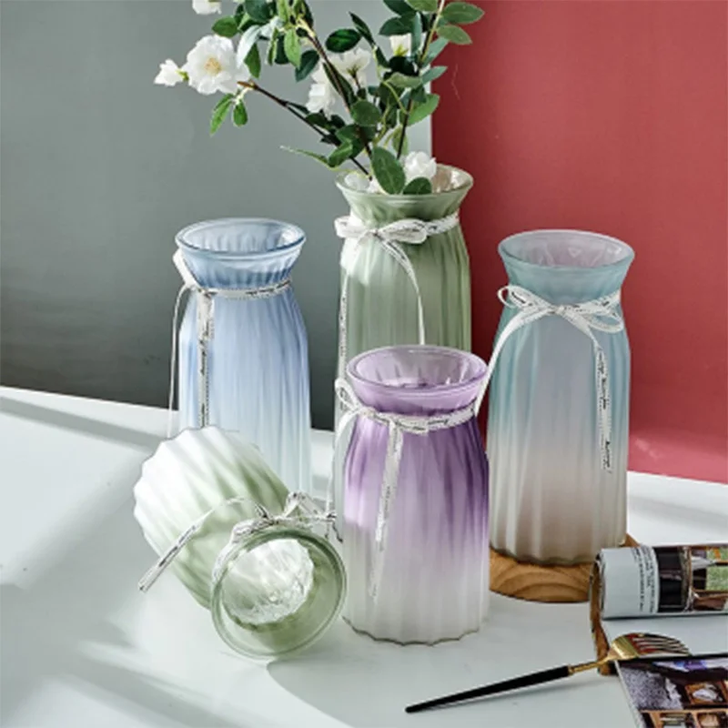 Nordic Style Simple Glass Vase Transparent Creative Dry Flowers Vases Luxury Flower Pots Living Room Decoration Home Container
Nordic Style Simple Glass Vase Transparent Creative Dry Flowers Vases Luxury Flower Pots Living Room Decoration Home Container