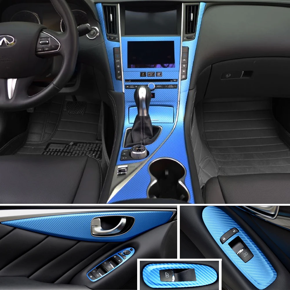 Car-Styling 3D/5D Carbon Fiber Car Interior Center Console Color Change Molding Sticker Decals For Infiniti Q50/Q60L 2014-2018
Car-Styling 3D/5D Carbon Fiber Car Interior Center Console Color Change Molding Sticker Decals For Infiniti Q50/Q60L 2014-2018