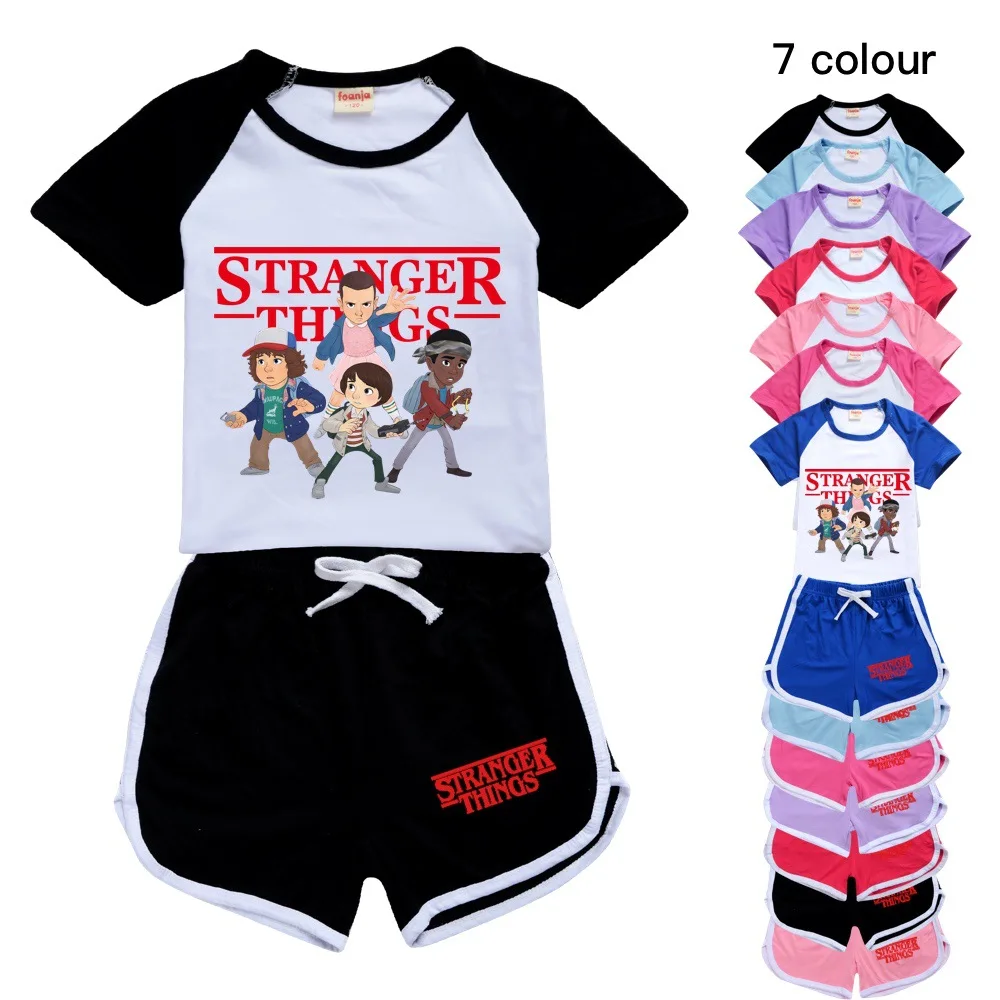 Stranger Things Kids Boutique Clothing Toddler Girl Summer Clothes Youth Clothing Girls T Shirt Shorts Sport Suit Homeware
Stranger Things Kids Boutique Clothing Toddler Girl Summer Clothes Youth Clothing Girls T Shirt Shorts Sport Suit Homeware