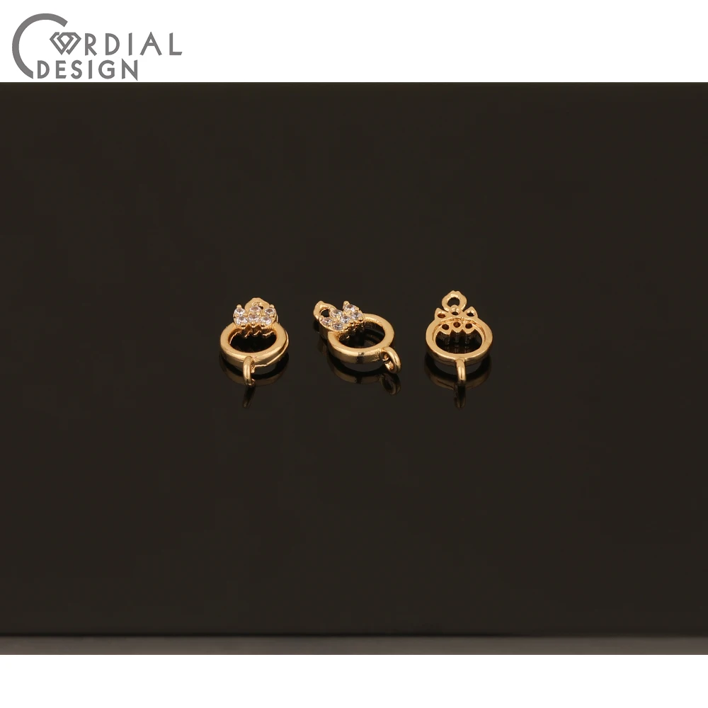 Cordial Design 100Pcs 7*12MM Earrings Accessories/CZ Connectors/Loop Shape/Hand Made/Jewelry Findings & Components/DIY Making
Cordial Design 100Pcs 7*12MM Earrings Accessories/CZ Connectors/Loop Shape/Hand Made/Jewelry Findings & Components/DIY Making