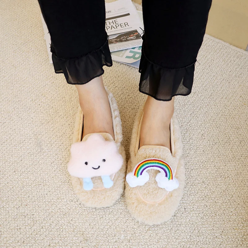 Female Flat Shoes 2021 Autumn and Winter New Female Cute Fairy Wind and Fur Shoes Female Flat Cartoon Female Casual Peas Shoes
Female Flat Shoes 2021 Autumn and Winter New Female Cute Fairy Wind and Fur Shoes Female Flat Cartoon Female Casual Peas Shoes