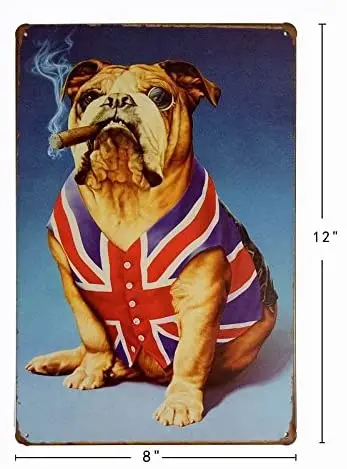 Smoking Dog Retro Vintage Decor Metal Tin Sign Funny Posters Bar Garage Wall Plaque 20x30cm
Smoking Dog Retro Vintage Decor Metal Tin Sign Funny Posters Bar Garage Wall Plaque 20x30cm
