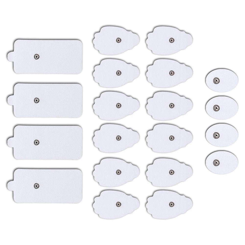 1Pair Therapy Machine Massager White Electrode Patch Electrode Pads Therapy Massager Accessories