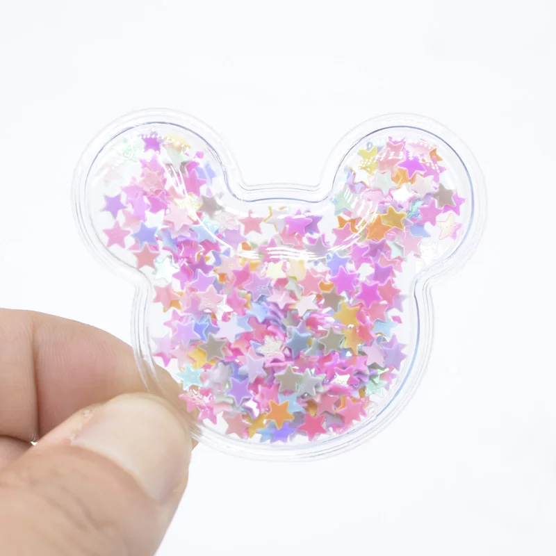 8Pcs 52*45mm Mouse Transparent Plastic Filling Shakers Sequin Appliques for DIY Crafts Headwear Hair Clips Accessories C20C26 
8Pcs 52*45mm Mouse Transparent Plastic Filling Shakers Sequin Appliques for DIY Crafts Headwear Hair Clips Accessories C20C26