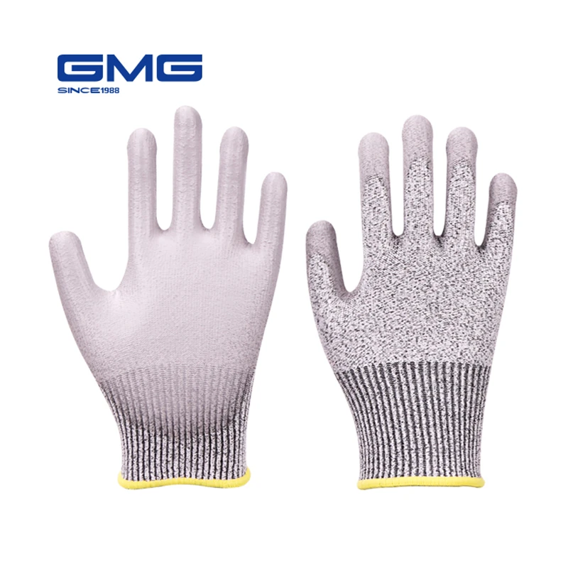 Перчатки с защитой от порезов высокопроизводительные перчатки полиуретановым