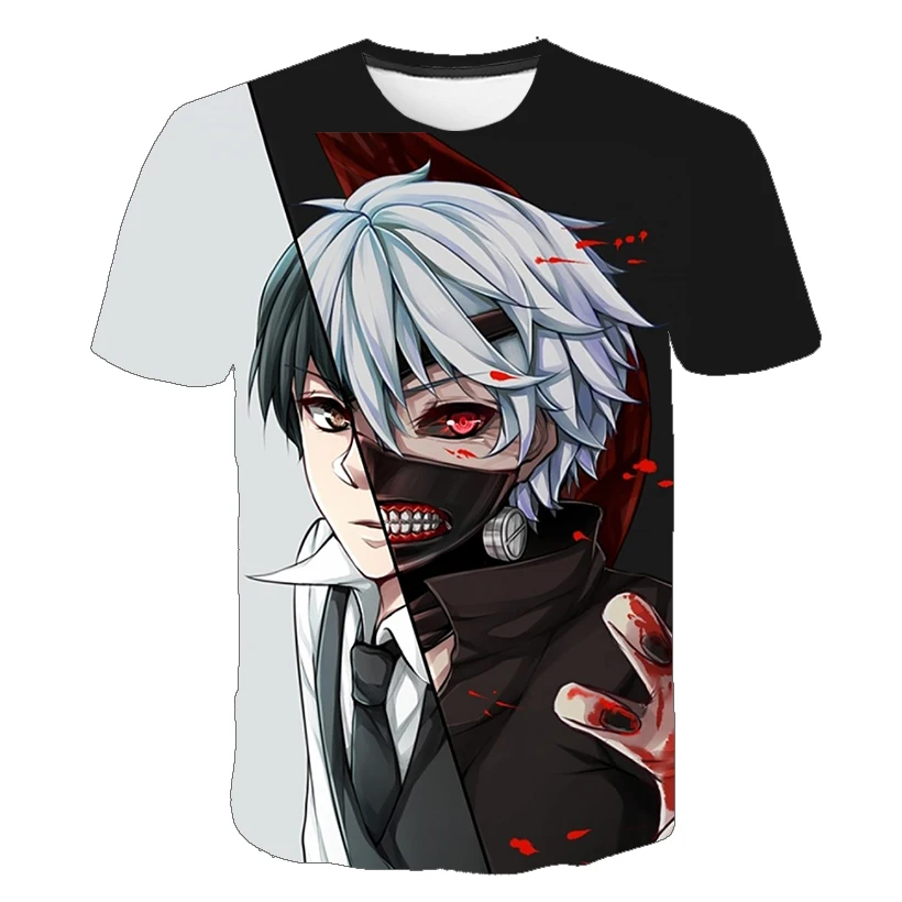 Summer Unisex Men Clothing Tokyo Ghoul Japan Anime Manga T-Shirt Ken Kaneki Fashion 3D T Shirt Clothes Short Sleeve Male Tops
Summer Unisex Men Clothing Tokyo Ghoul Japan Anime Manga T-Shirt Ken Kaneki Fashion 3D T Shirt Clothes Short Sleeve Male Tops