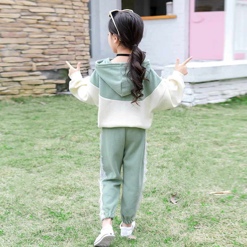 Lace Spring Summer Children's Clothes Baby Girls Sweatshirts + Pants 2pcs/Set Kids Birthday Gift Teenage Clothing High Quality
Lace Spring Summer Children's Clothes Baby Girls Sweatshirts + Pants 2pcs/Set Kids Birthday Gift Teenage Clothing High Quality