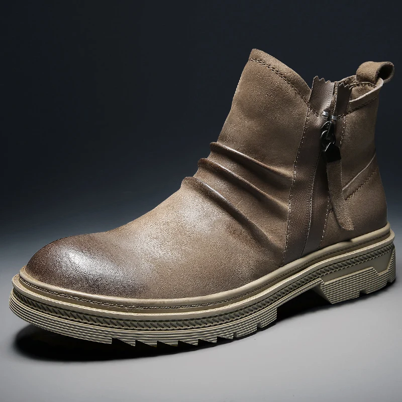 CYYTL Men Classic Work Shoes Leather Steel Toe Safety Boots Non-slip Tooling Zipper Puncture Proof Winter Botas Hiking Combat
CYYTL Men Classic Work Shoes Leather Steel Toe Safety Boots Non-slip Tooling Zipper Puncture Proof Winter Botas Hiking Combat