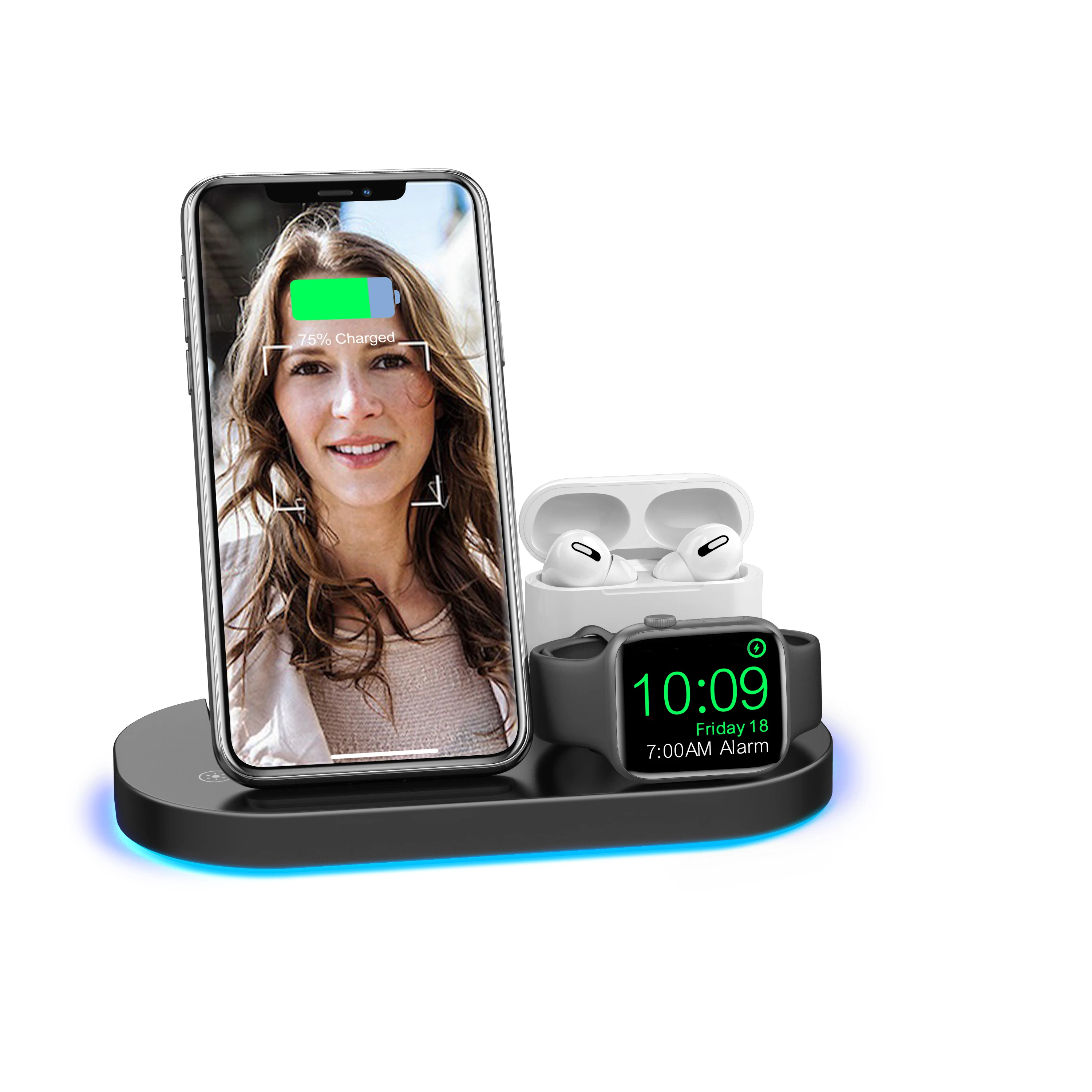Беспроводное зарядное устройство Labobbon 3 в 1 Qi для Iphone 12 11 Max X XR Xs 8 AirPods Samsung S10 xiaomi huawei Lz6
Беспроводное зарядное устройство Labobbon 3 в 1 Qi для Iphone 12 11 Max X XR Xs 8 AirPods Samsung S10 xiaomi huawei Lz6