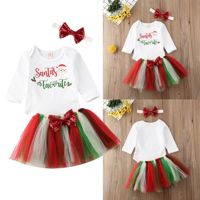3Pcs Christmas Infant Baby Girl 0-18M Clothes Romper Top Lace Tutu Skirt Xmas Outfit
3Pcs Christmas Infant Baby Girl 0-18M Clothes Romper Top Lace Tutu Skirt Xmas Outfit