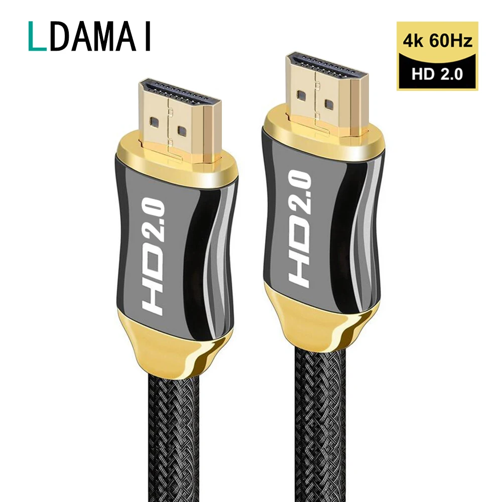 Кабель HDMI 2 0 4K 60 Гц Ultra HD 3D для Apple TV PS4 сплиттер переключатель аудио видео кабели