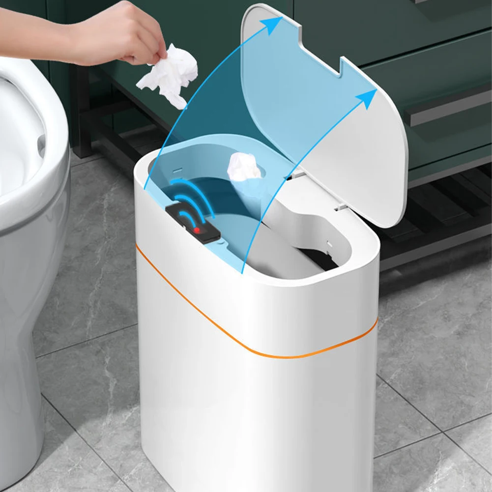 New Smart Trash Can Automatic Induction Rechargeable Dustbin Bucket With Lid Garbage Bin Container For Bedroom Bathroom Kitchen
New Smart Trash Can Automatic Induction Rechargeable Dustbin Bucket With Lid Garbage Bin Container For Bedroom Bathroom Kitchen