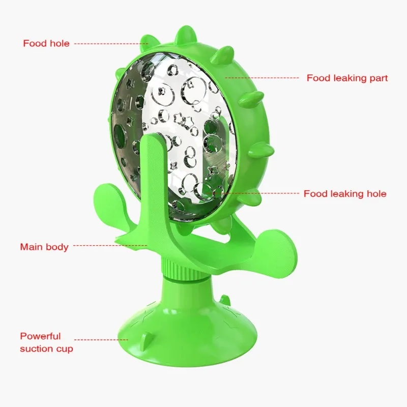 360 Rotate Spinning Windmill Teasing Cat Toy Pet Kitty Self-Healing Relieving Boredom Food Leakage Toy
360 Rotate Spinning Windmill Teasing Cat Toy Pet Kitty Self-Healing Relieving Boredom Food Leakage Toy
