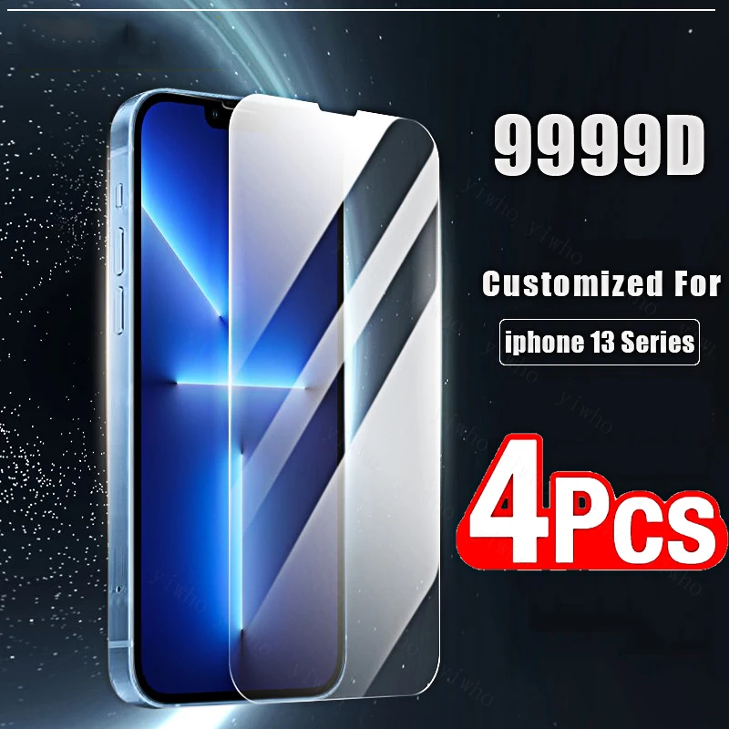 4PCS Full Cover Protective Glass on The for IPhone 13 Pro Max Glass Screen Protector for IPhone 13Pro Max 13 Mini Tempered Glass
4PCS Full Cover Protective Glass on The for IPhone 13 Pro Max Glass Screen Protector for IPhone 13Pro Max 13 Mini Tempered Glass