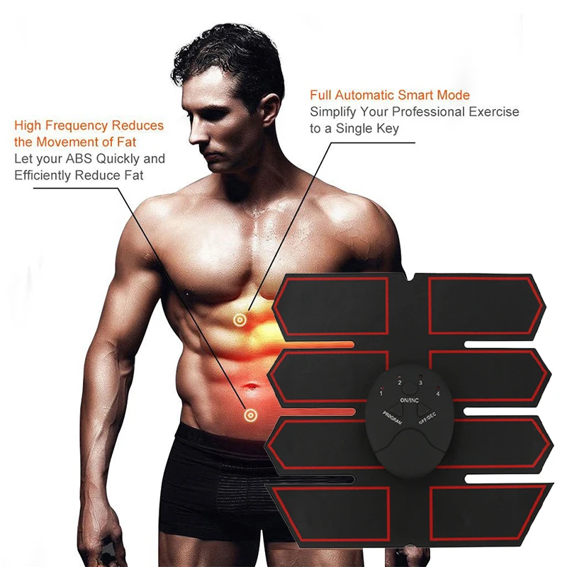 Six Modes Abdominal Muscles Stimulator Unisex ABS Sticker Smart Electric Massage Abdominals Instrument Fitness Equipment
Six Modes Abdominal Muscles Stimulator Unisex ABS Sticker Smart Electric Massage Abdominals Instrument Fitness Equipment