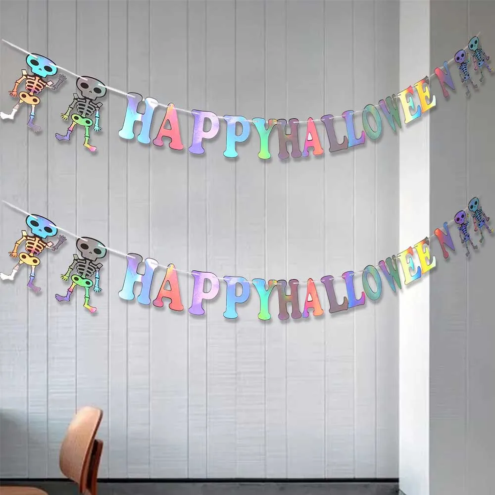 Happy Halloween Banner Pumpkin Ghost Photo Props Decorations for Halloween Home Market Party Supplies
Happy Halloween Banner Pumpkin Ghost Photo Props Decorations for Halloween Home Market Party Supplies