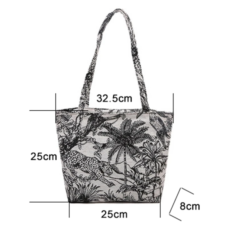 Fashion Female Luxury Designer Handbag for Women's Brand Designer Bag Jacquard Embroidery Girls Shopper Canvas Tote Shoulder Bag
Fashion Female Luxury Designer Handbag for Women's Brand Designer Bag Jacquard Embroidery Girls Shopper Canvas Tote Shoulder Bag