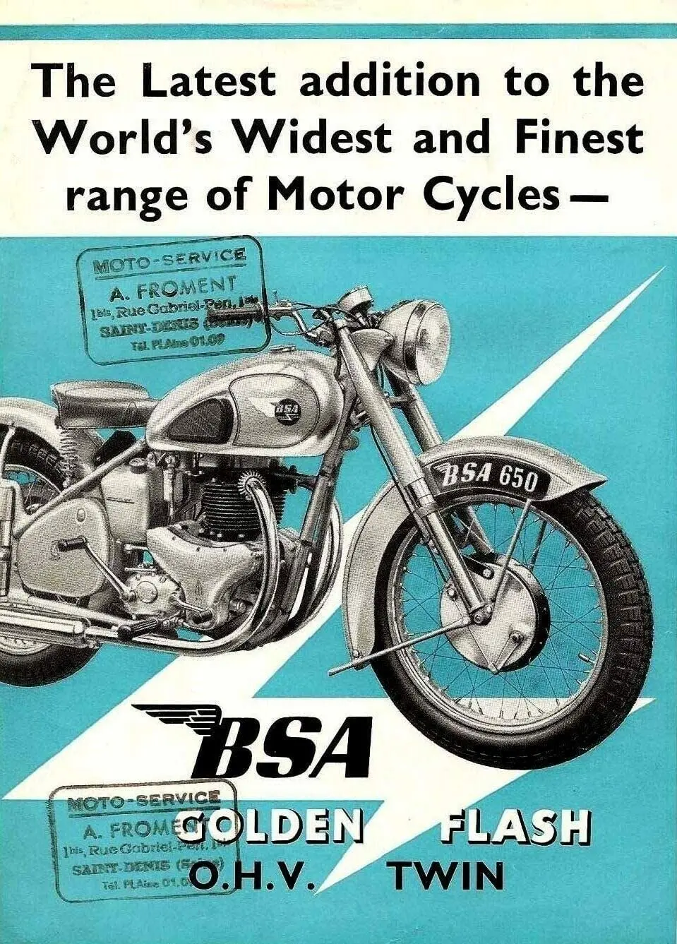 Lplpol ‘BSA 1950'S Motorcycle’, Metal Plaque/Sign Pub, Bar, Man Cave Novelty Gift 8" x 12"
Lplpol ‘BSA 1950'S Motorcycle’, Metal Plaque/Sign Pub, Bar, Man Cave Novelty Gift 8" x 12"