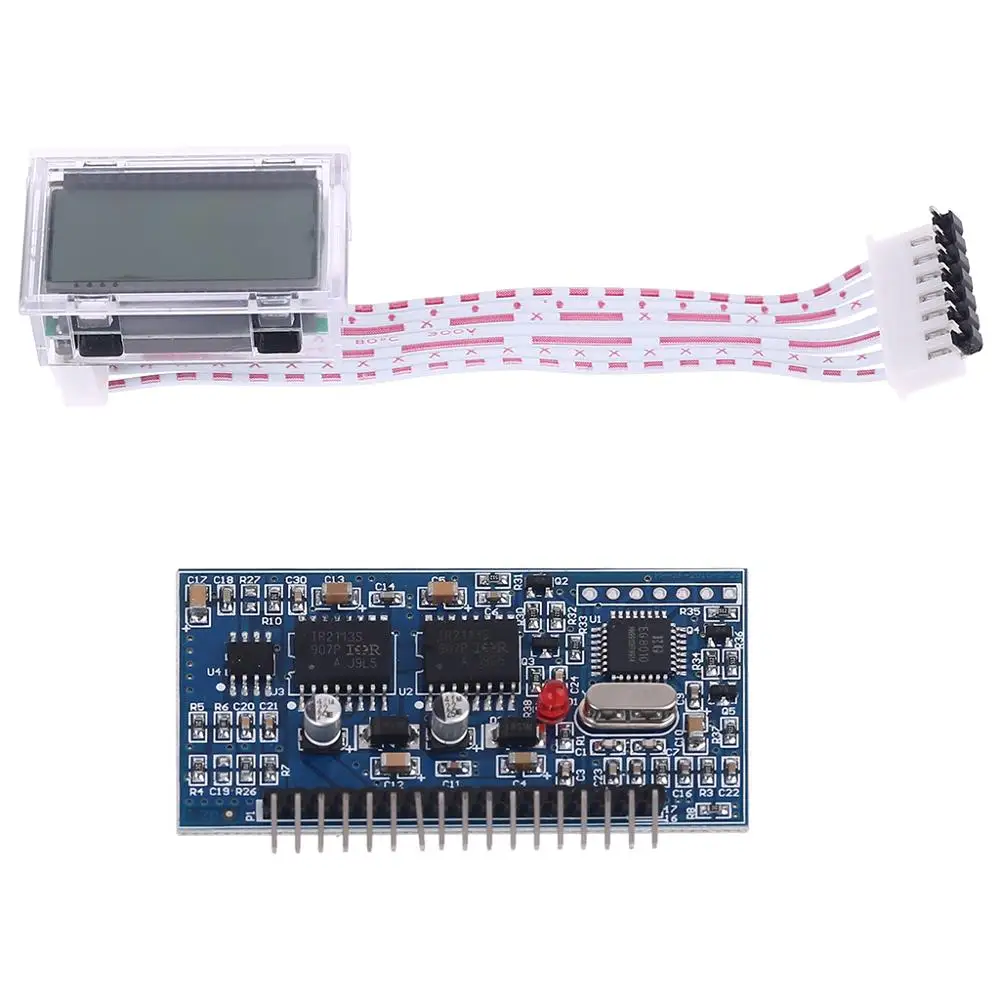 C1FB 1 Set DC-DC DC-AC Pure Sine Wave Generator Inverter Boost Driver Board EGS002 + IR2110 LCD Driver Module DIY Replacement
C1FB 1 Set DC-DC DC-AC Pure Sine Wave Generator Inverter Boost Driver Board EGS002 + IR2110 LCD Driver Module DIY Replacement