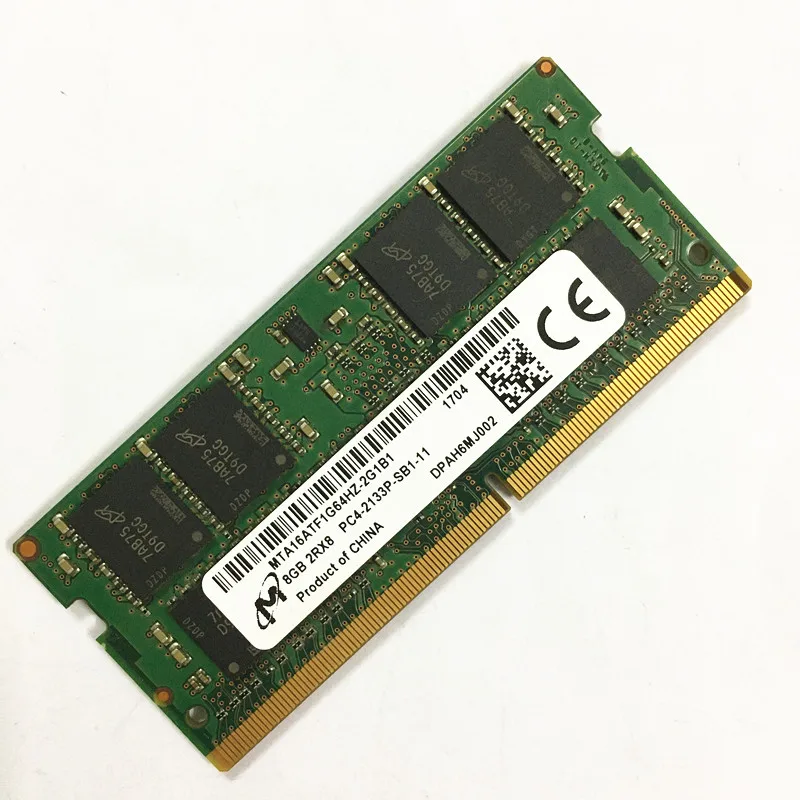 Микрон DDR4 RAM 8GB 2RX8 PC4-2133P-SB1-11 2133MHz ddr4 память для hp dell Lenovo ноутбука | Компьютеры и офис