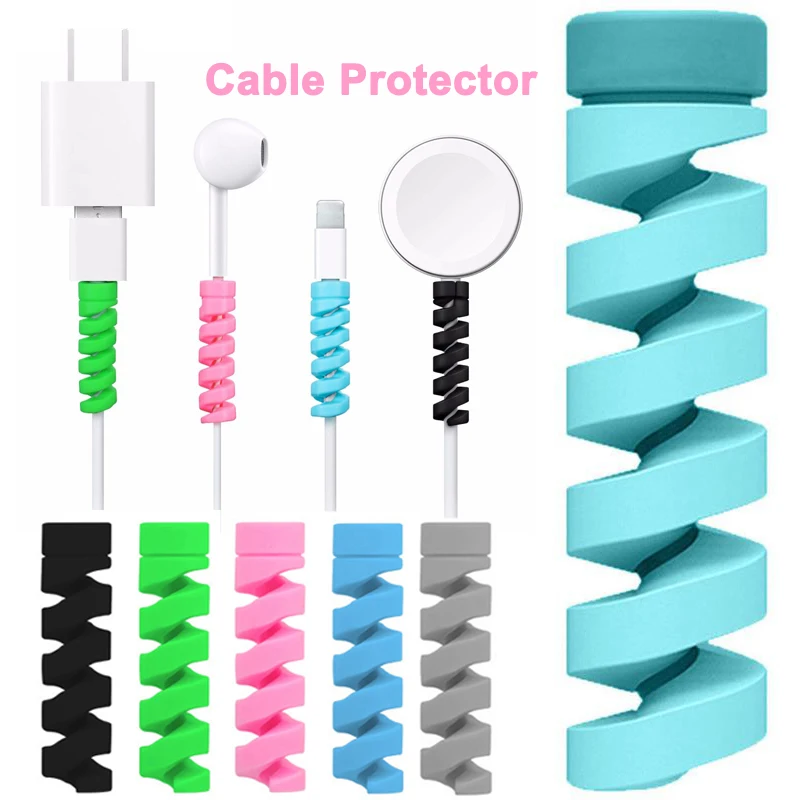 2Pcs Charging Cable Protector For Phones Cable holder Cover cable winder clip For USB Charger Cord management cable organizer
2Pcs Charging Cable Protector For Phones Cable holder Cover cable winder clip For USB Charger Cord management cable organizer