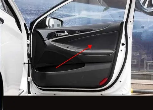 Microfibre Leather Door Panel Center Armrest Protective Cover For Hyundai Sonata 8th Gen CAB160 | Автомобили и мотоциклы