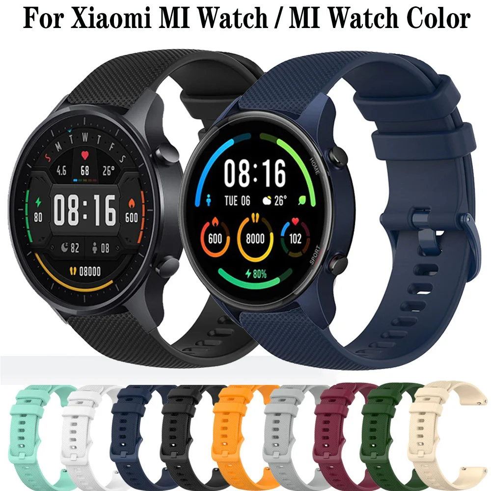 22mm Sport Replacement Strap For Xiaomi Mi Watch Color Silicone Bracelet For Huami Amazfit GTR 47mm 2 2E/Stratos Accessories
22mm Sport Replacement Strap For Xiaomi Mi Watch Color Silicone Bracelet For Huami Amazfit GTR 47mm 2 2E/Stratos Accessories