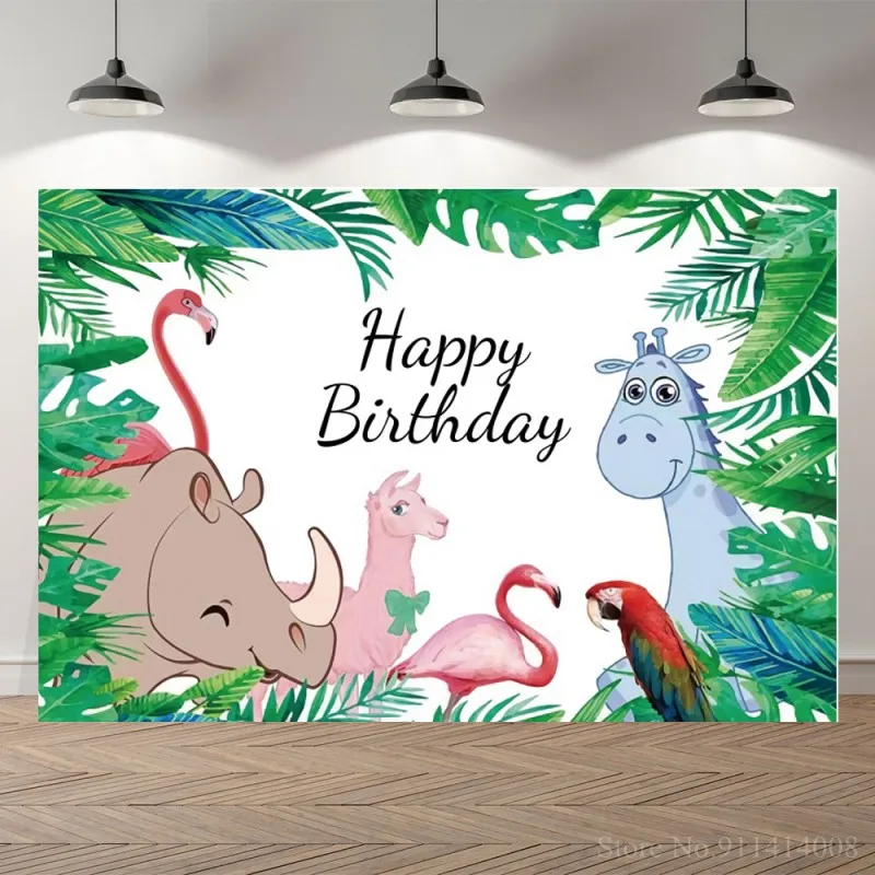 Summer Dinosaur Party Photography Backdrops Tropical Palms Trees Leaves Jungle Birthday Photo Backgrounds Photo Studio
Summer Dinosaur Party Photography Backdrops Tropical Palms Trees Leaves Jungle Birthday Photo Backgrounds Photo Studio