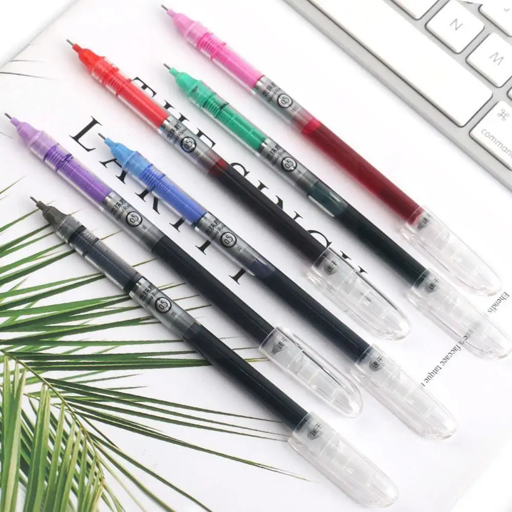 0.5mm Roller Pen Black/Red/Blue Color Ink Straight For Student School Pen Office Rollerball Liquid Kawaii Stationery Gel H9C6
0.5mm Roller Pen Black/Red/Blue Color Ink Straight For Student School Pen Office Rollerball Liquid Kawaii Stationery Gel H9C6