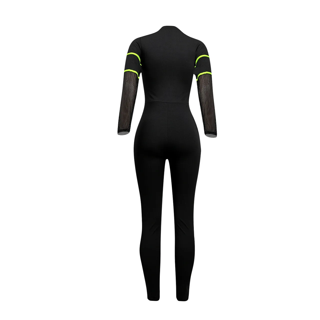 See Through Mesh Patchwork Zipper Romper Women Long Sleeve Neon Stripes Bandage Jumpsuit Night Club Skinny Full Length Playsuit
See Through Mesh Patchwork Zipper Romper Women Long Sleeve Neon Stripes Bandage Jumpsuit Night Club Skinny Full Length Playsuit