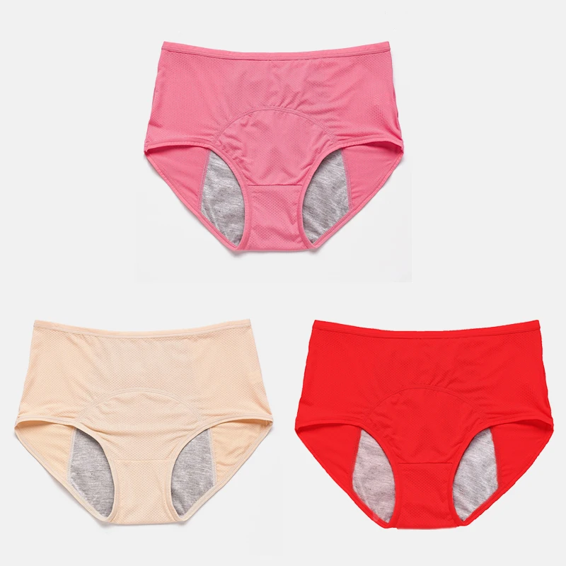 3pcs Physiological Pants Leak Proof Menstrual Panties Women Underwear Period Comfortable Waterproof Briefs Dropshipping Lingerie 
3pcs Physiological Pants Leak Proof Menstrual Panties Women Underwear Period Comfortable Waterproof Briefs Dropshipping Lingerie