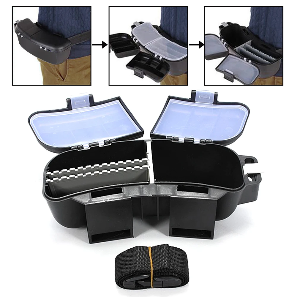 Tackle Box Multifunctional Fishing Bait Box Fishing Portable Waist Carrier Lure Reel Holder Container Storage Box Fishing Tools
Tackle Box Multifunctional Fishing Bait Box Fishing Portable Waist Carrier Lure Reel Holder Container Storage Box Fishing Tools